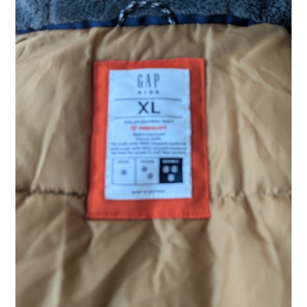 Gap Kids Orange Heavyweight Parka Size XL - Picture 7 of 8